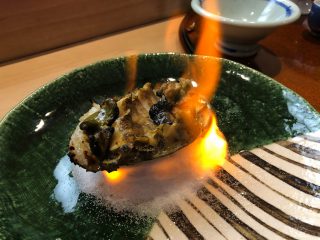 アワビのバター焼き