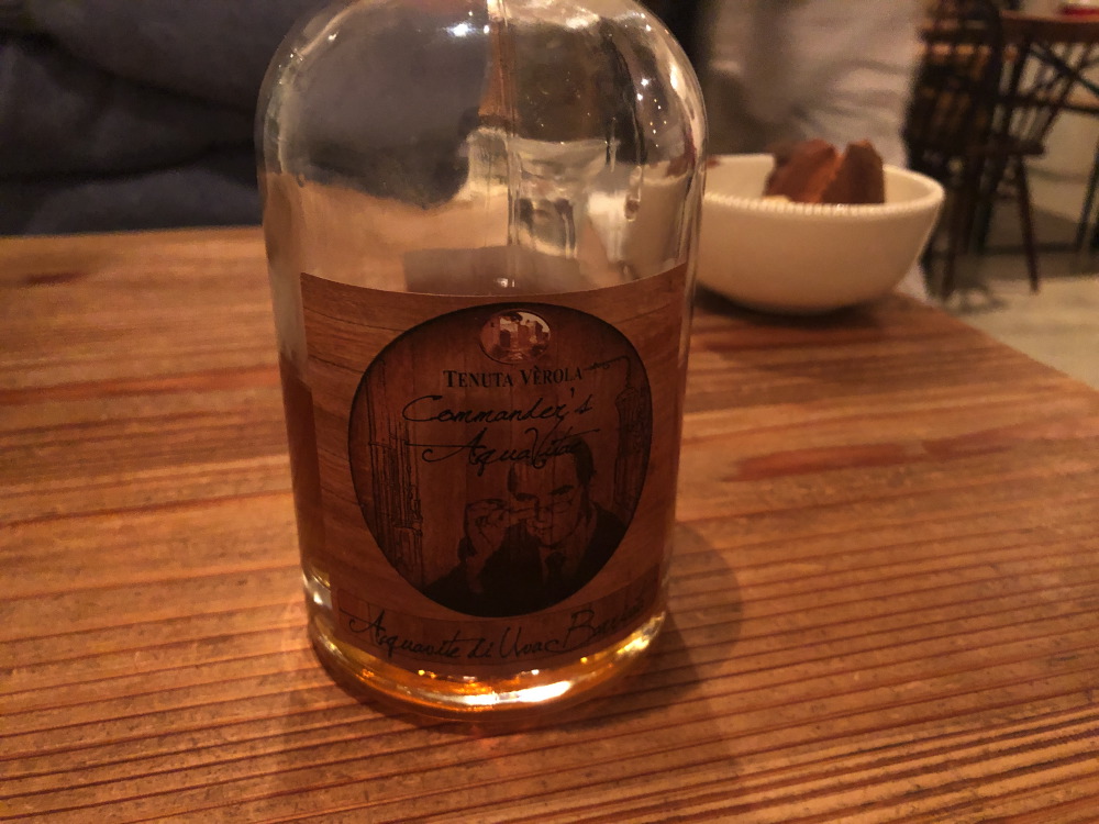 本日の食後酒