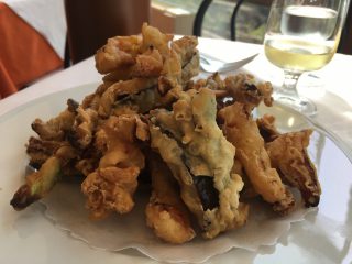 Verdure in Tempura@La Piccola Fontana