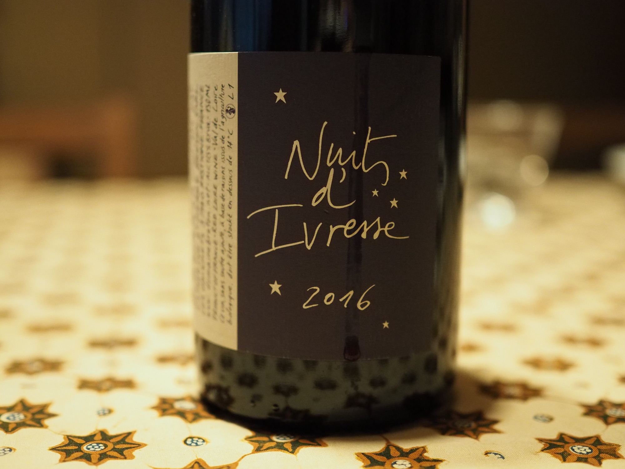 Bourgueil “Nuit d’Ivresse” Sans Soufr