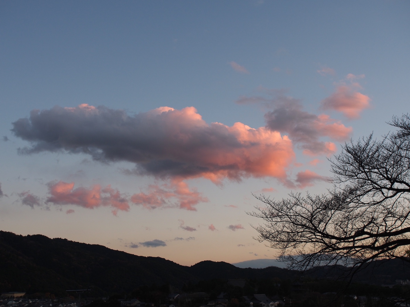 冬の夕暮れ